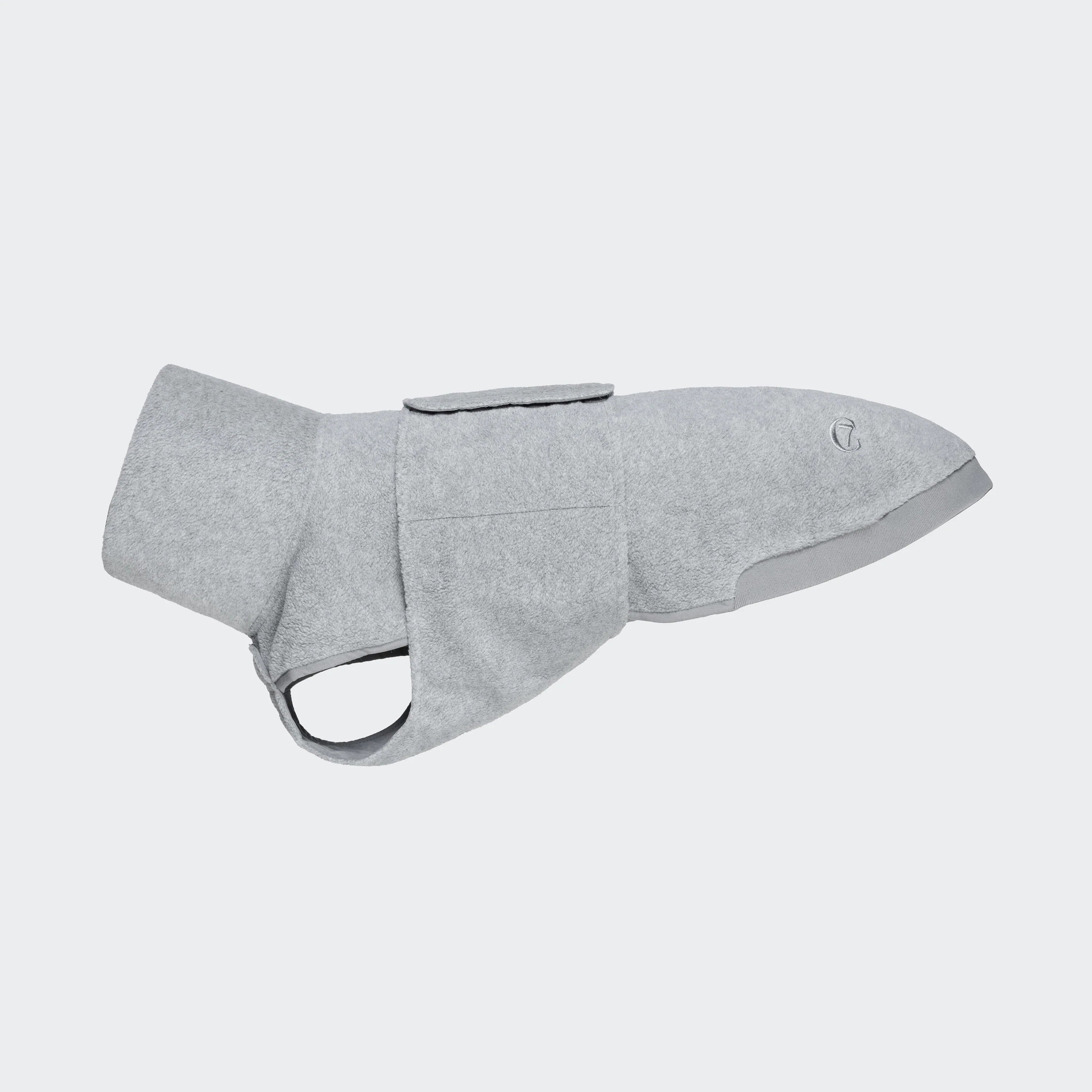 Dog Sweater Fleece Derby Gray
